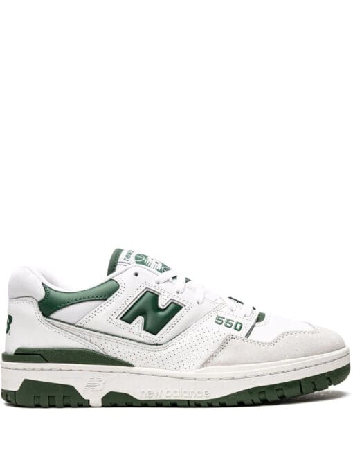 New Balance  550 "White/Team Forest Green" sneakers