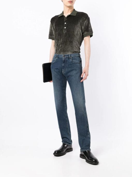 Emporio Armani  mid-rise slim-fit jeans - Image 2