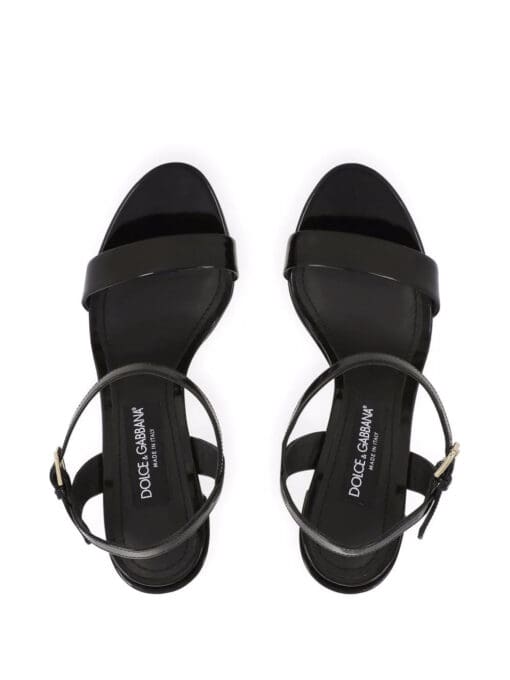 Dolce & Gabbana  logo-plaque platform sandals - Image 4