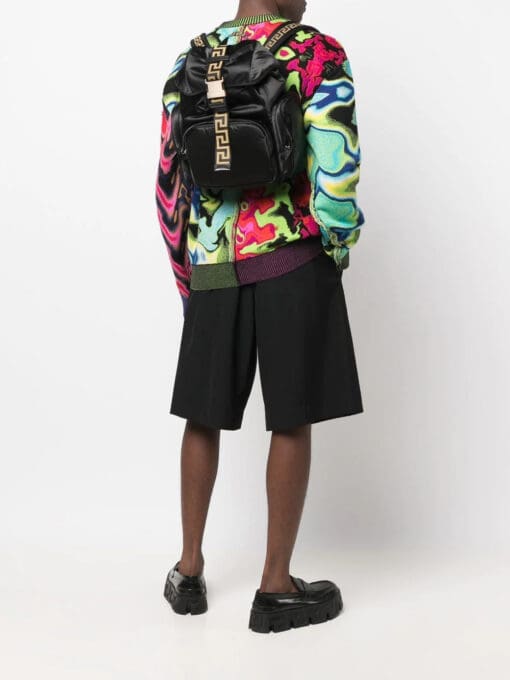 Versace logo-strap backpack - Image 2