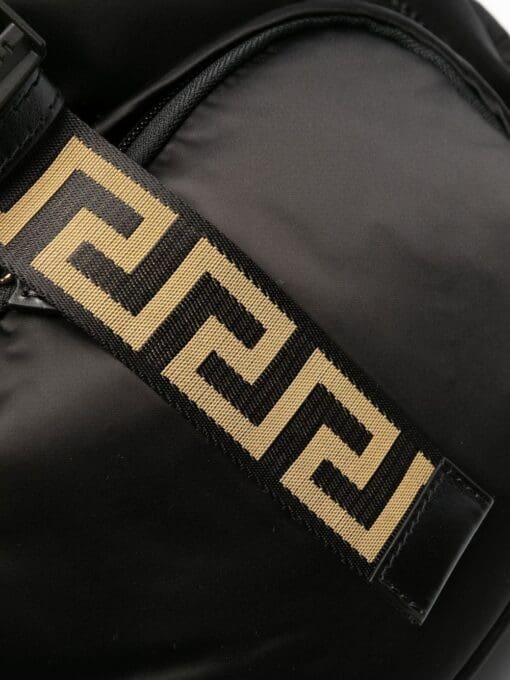 Versace logo-strap backpack - Image 4