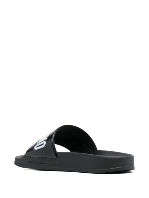 Moschino  embossed-logo flat sandals - Image 3