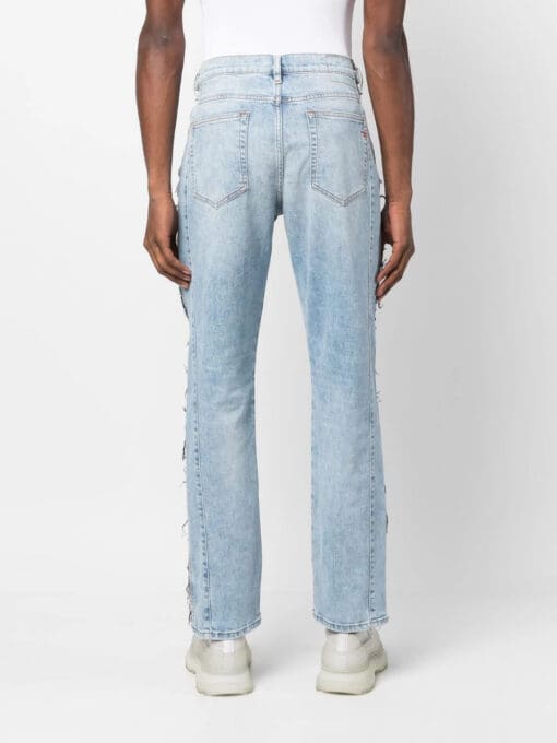 Diesel  distressed straight-leg jeans - Image 4