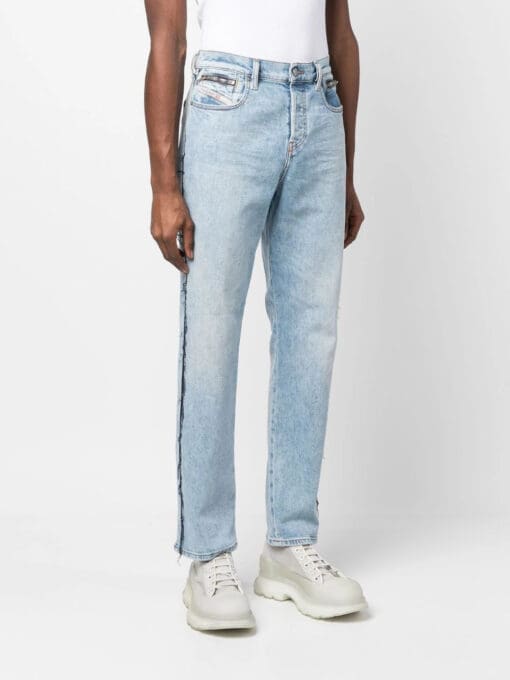 Diesel  distressed straight-leg jeans - Image 3