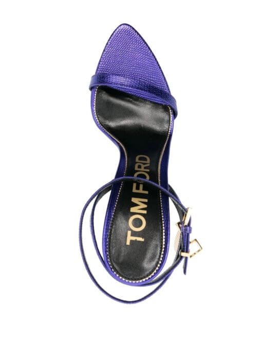 TOM FORD  120mm padlock ankle-strap sandals - Image 4