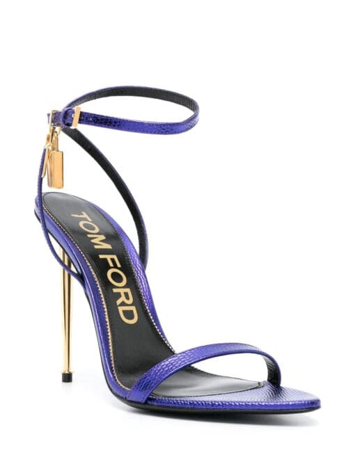 TOM FORD  120mm padlock ankle-strap sandals - Image 2