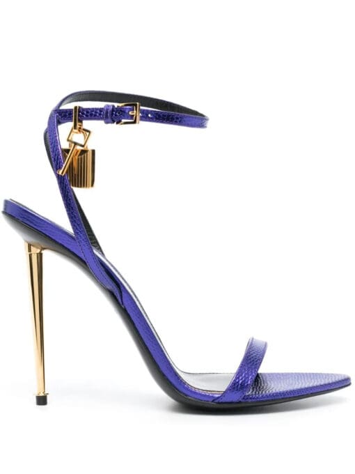 TOM FORD  120mm padlock ankle-strap sandals