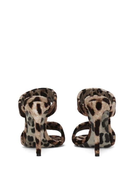 Dolce & Gabbana  KIM DOLCE&GABBANA leopard-print slip-on sandals - Image 3