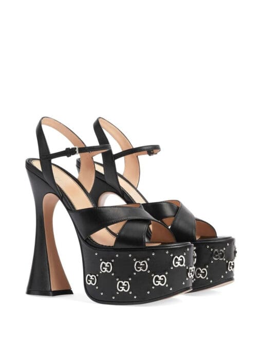 Gucci  GG stud-detailed platform sandals - Image 2