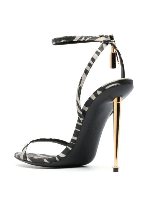 TOM FORD  125mm zebra-print sandals - Image 3