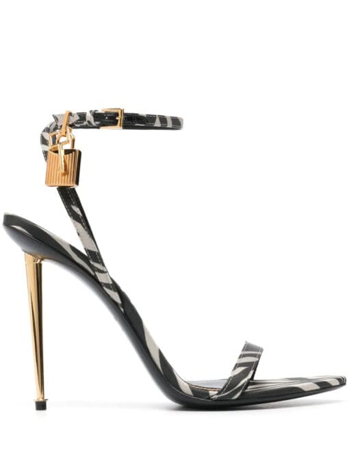 TOM FORD  125mm zebra-print sandals