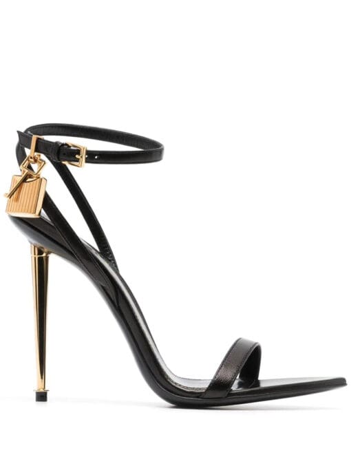 TOM FORD  Padlock 120mm leather sandals