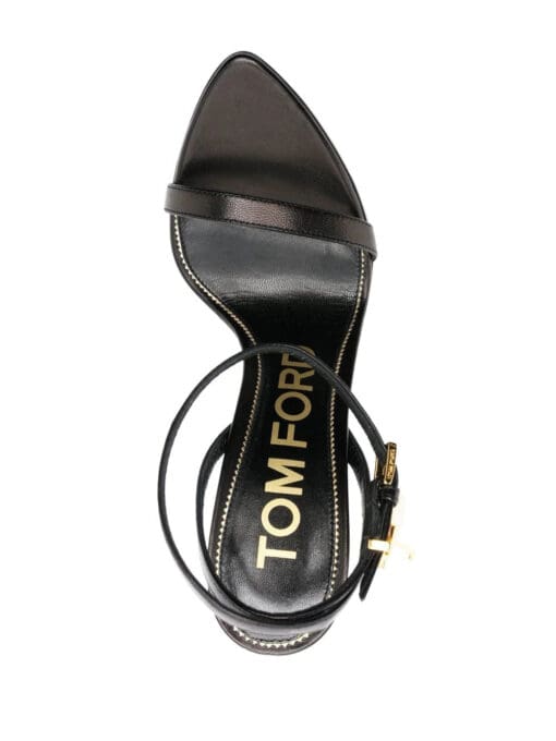 TOM FORD  Padlock 120mm leather sandals - Image 4