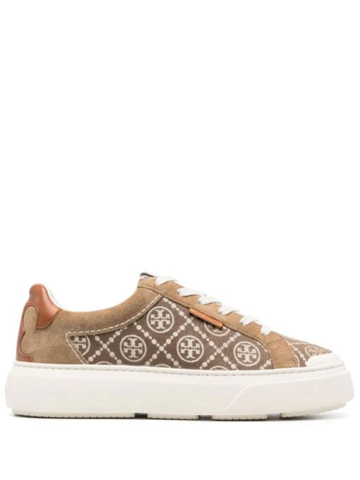 Tory Burch  Ladybug monogram-pattern sneakers