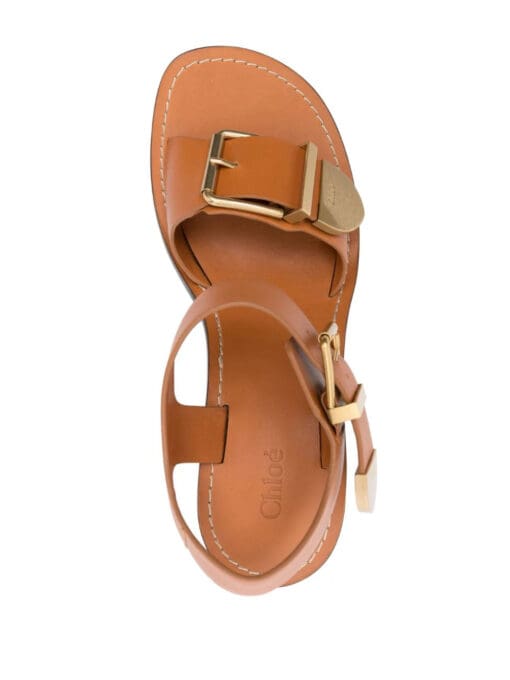 Chloé  Rebecca 50mm leather sandals - Image 4