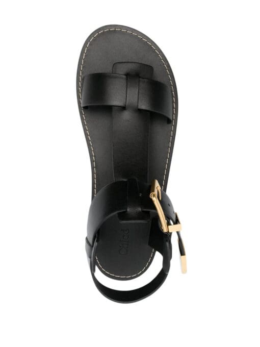 Chloé  Rebecca buckled leather sandals - Image 4