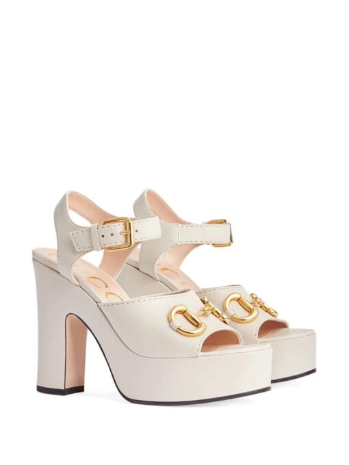 Gucci  Horsebit detail platform sandals - Image 2