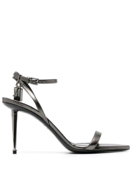 TOM FORD  Padlock 105mm leather sandals