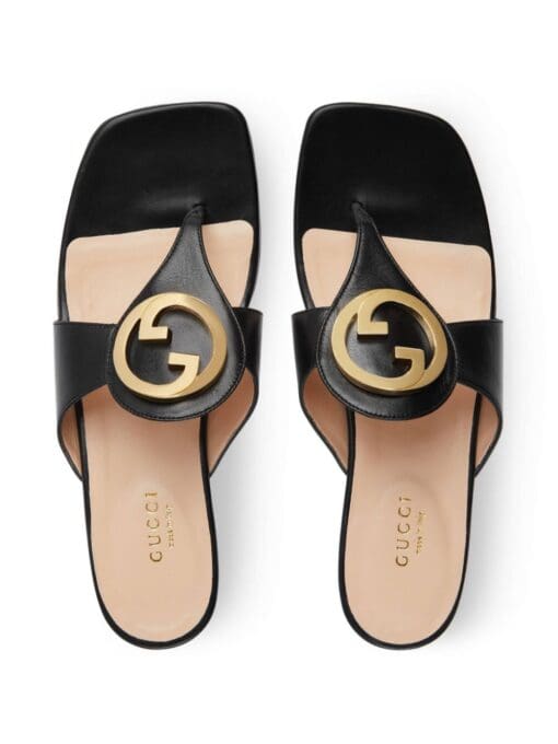 Gucci  Blondie Interlocking G logo thong sandals - Image 4