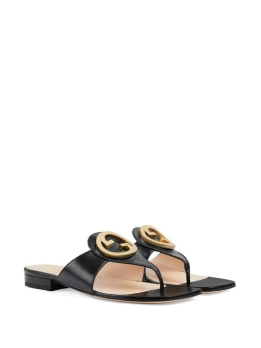 Gucci  Blondie Interlocking G logo thong sandals - Image 2