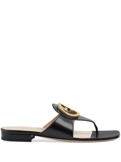 Gucci  Blondie Interlocking G logo thong sandals