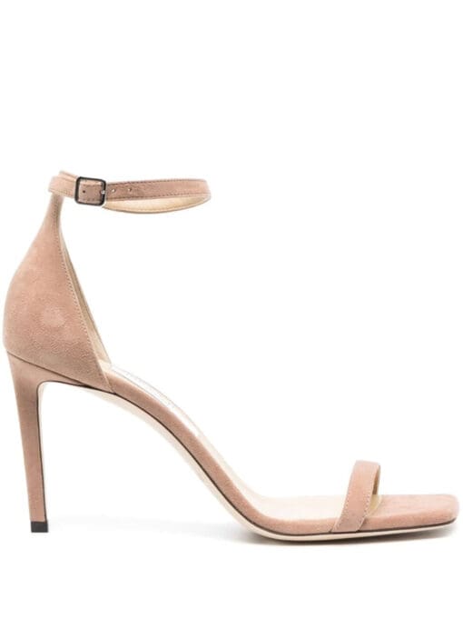 Jimmy Choo  Alva 85mm stiletto suede sandals