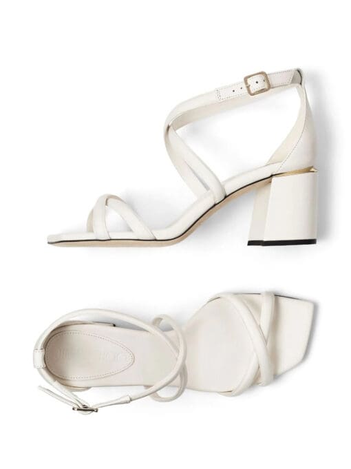 Jimmy Choo  Rheea 65mm leather sandals - Image 4