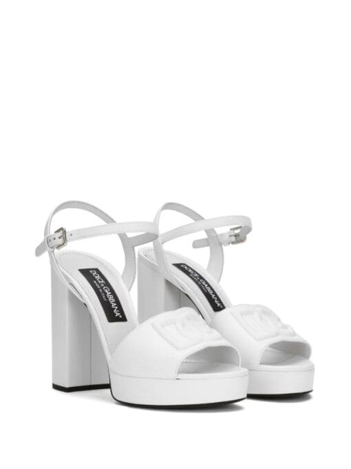 Dolce & Gabbana  logo-embroidered platform sandals - Image 2