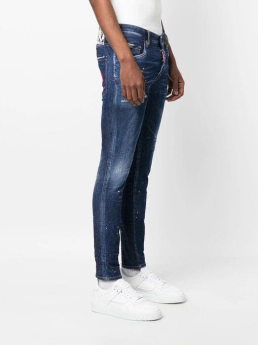 Dsquared2  ripped-detailing skinny-cut jeans - Image 3