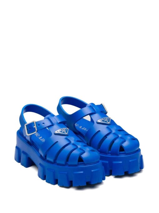 Prada  Monolith caged rubber sandals - Image 2