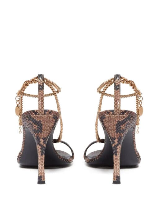 Stella McCartney  Stella 100mm python-print sandals - Image 3