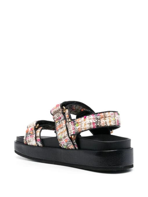 Tory Burch  bouclé-design touch-strap sandals - Image 3