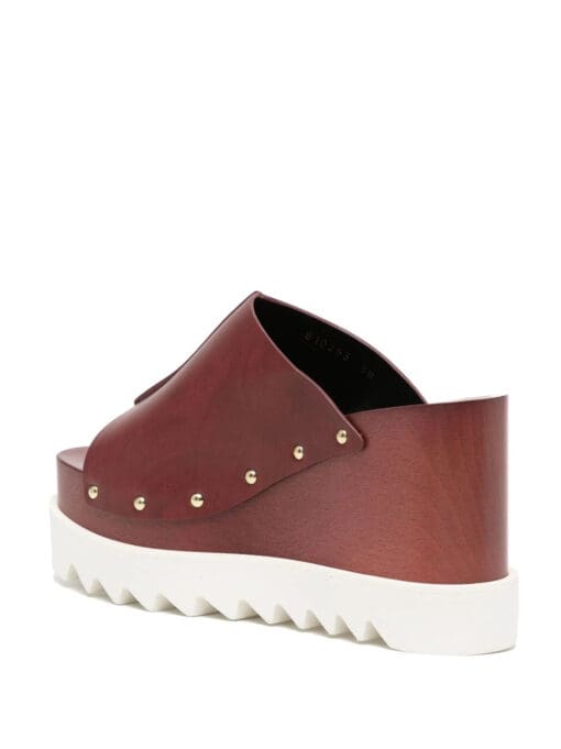 Stella McCartney  Elyse 80mm studded wedge sandals - Image 3