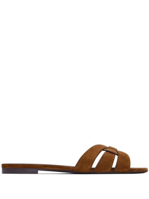 Saint Laurent  Tribute suede sandals