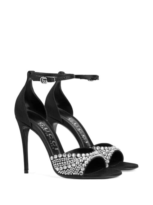 Gucci  100mm crystal-embellished sandals - Image 2