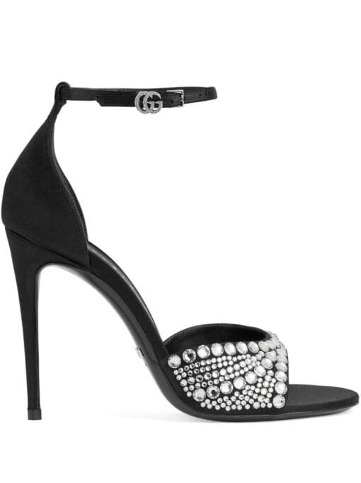 Gucci  100mm crystal-embellished sandals